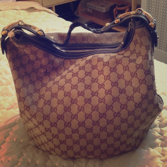 Auth GUCCI HORSE-BIT HOBO -LARGE SIZE TOTE 👜 Now Available to sell!!!! - Picture 3 of 8